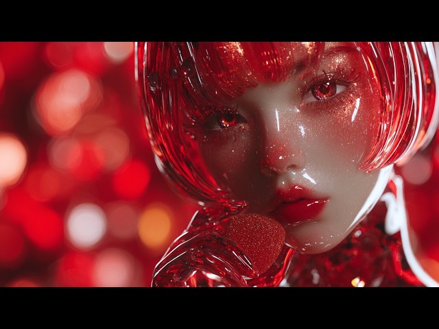 [ASMR] Glass Makeup ASMR 💄💎 Peek Into the Secret Makeover of a Glass Doll💄 #asmr #glassmakeup