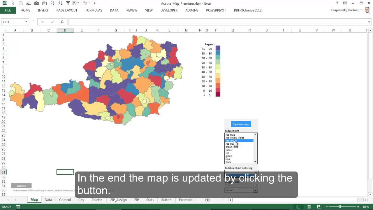 Excel Map Chart Add In