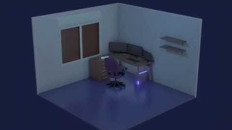 Timelapse create a studio with Blender 2.8!