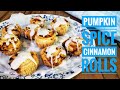 Pumpkin Spice Cinnamon Rolls with PUFF PASTRY | Pumpkin Spice Desserts Collab