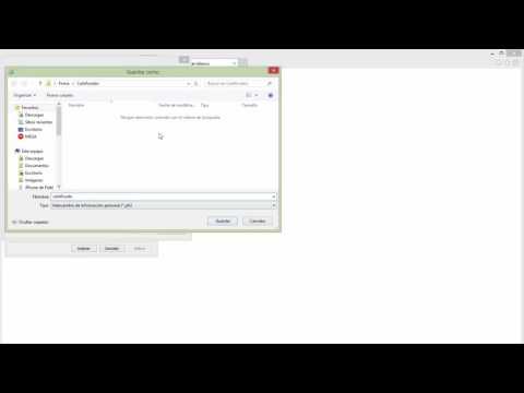 Video: Cómo Exportar Un Certificado