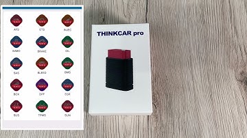 Thinkcar Pro 5 Car Brands Free 1 Year Full System Bluetooth Diagnostic Tool unboxing & instructions