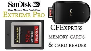 SanDisk Extreme Pro CFExpress Memory Cards & Card Reader