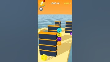 Stack Rider Gameplay Walkthrough Level 60 #shorts #gaming #ytshorts