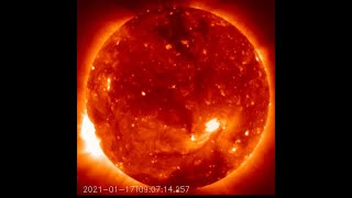 JAXA/NASA Hinode Observes the Sun on Jan. 17, 2021