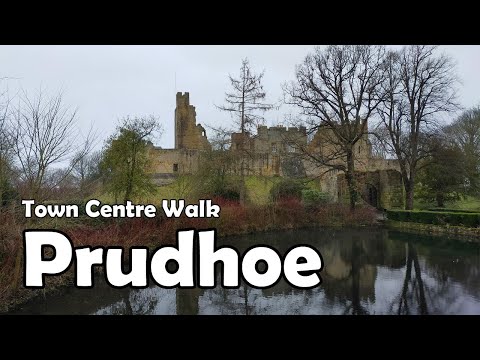 Prudhoe, Northumberland【4K】| Town Centre Walk 2021