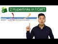 Excel Hack: Add multiple hyperlinks in one excel cell