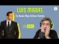 LUIS MIGUEL | TE DESEO MUY FELICES FIESTAS | Vocal coach REACTION &amp; ANÁLISE | Rafa Barreiros