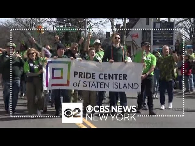 Crowds Line Staten Island Streets For Lgbtq Inclusive St Patrick S Day Parade