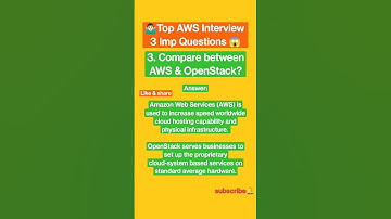 Top 3 AWS Interview Questions and Answers (updated)