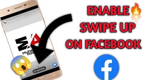 How to Add Swipe up Link on Facebook Story || Muhammad Azeem