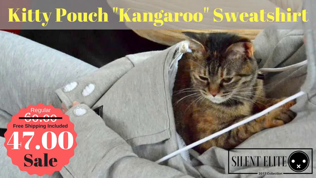 Kitty Pouch "Kangaroo" Sweatshirt