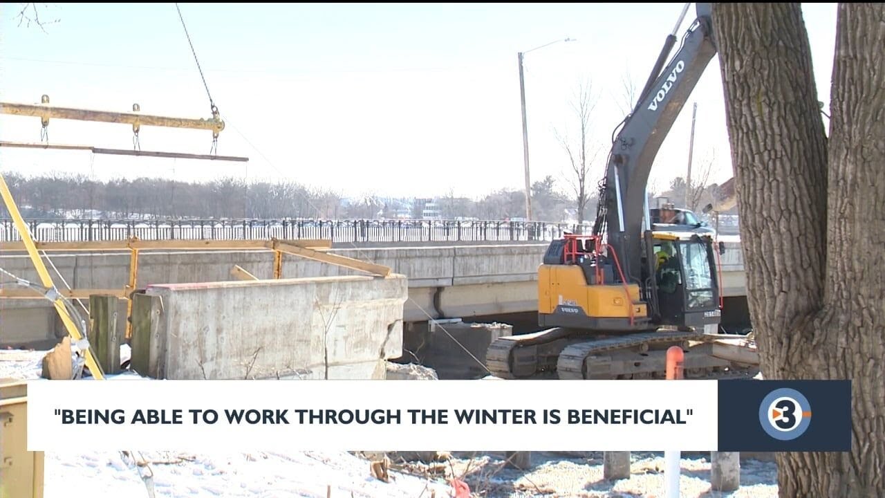 John Nolen Drive construction continues despite winter challenges