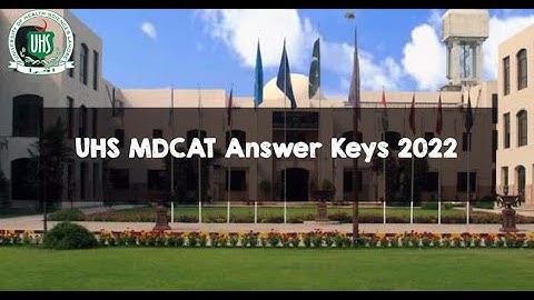 Check Online UHS Lahore MDCAT Result 2022