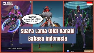 Suara Hanabi Lama (Old) Bahasa Indonesia Hero Mobile Legends