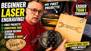 Complete Beginner’s Guide To Laser Engraving! | Creality Falcon A1 First Projects