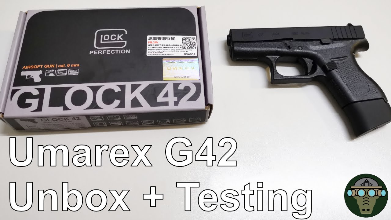 Umarex Glock 42 by VFC, unboxing + testing review - YouTube