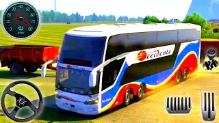 Offroad Bus Driving Simulator 3D - Real Uphill Climb Heavy Driver [Android Gameplay] screenshot 5