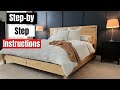 How i made this dovetail joint bed  step by step timesaving instructions