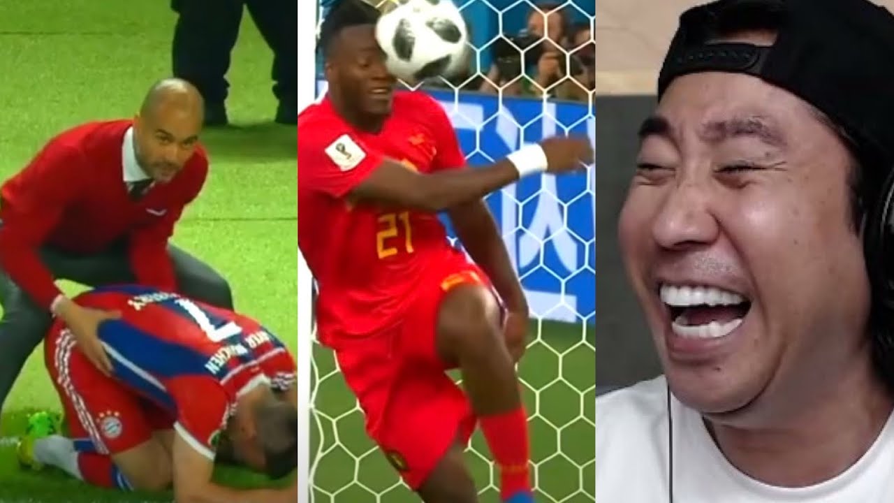 Los MOMENTOS más CHISTOSOS del FÚTBOL 😂 Coreano Loco reacciona