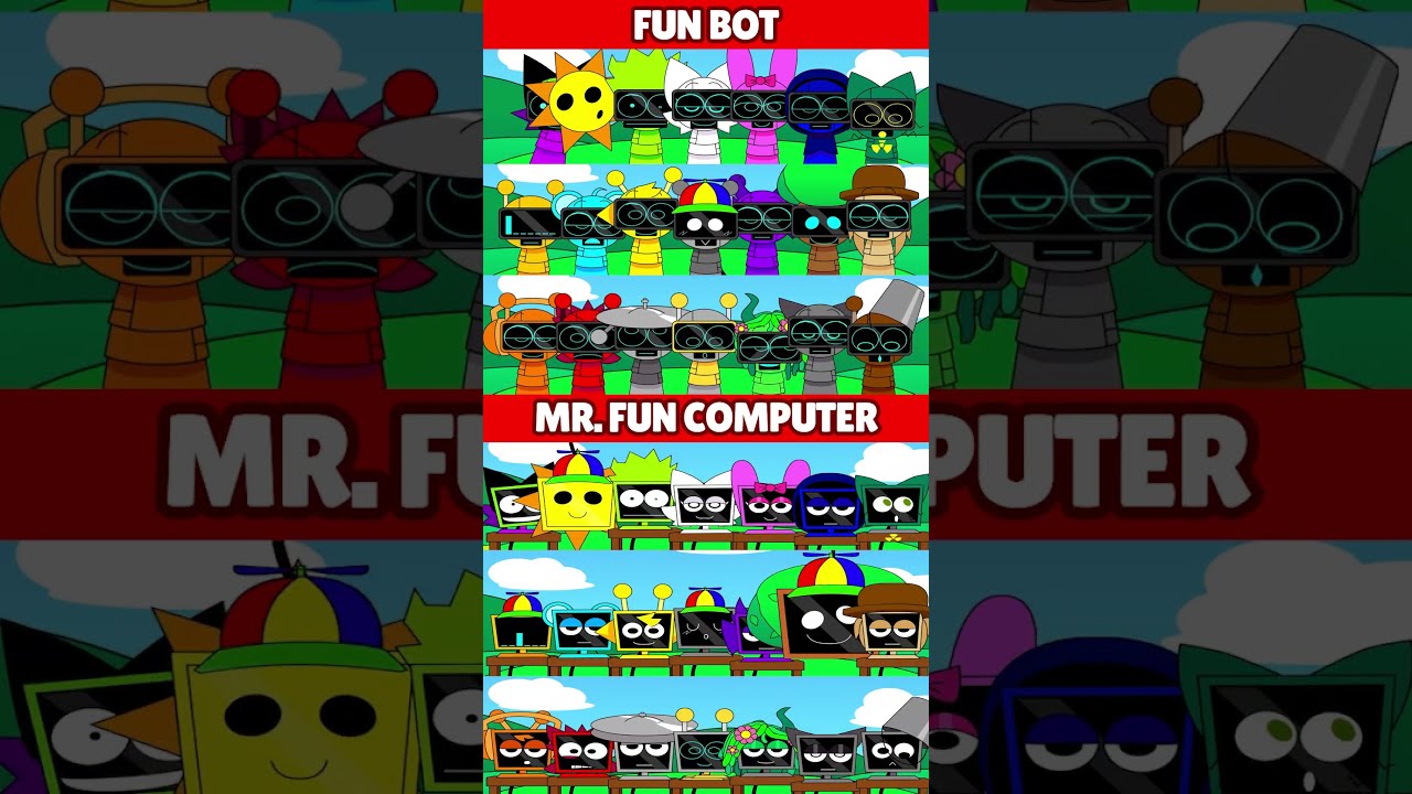 Incredibox Sprunki Fun Bot VS Mr Computer MIX VERSION 