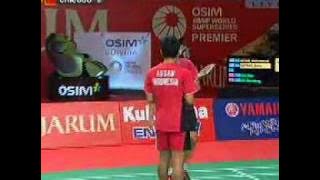 2011 Indonesia Open Badminton Semifinal - MD (Ahsan/Bona - Chai/Guo) Game 1