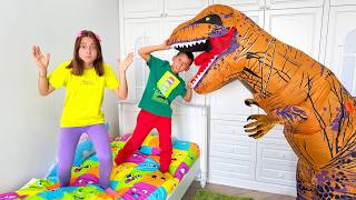 giant live dinosaurs our house adventures children sofia