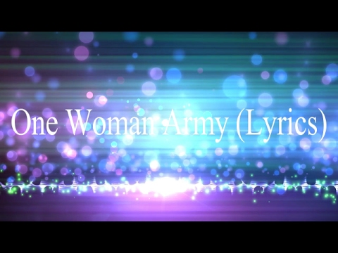 One Woman Army Lyrics