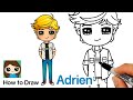 How to Draw Adrien Agreste | Miraculous Ladybug