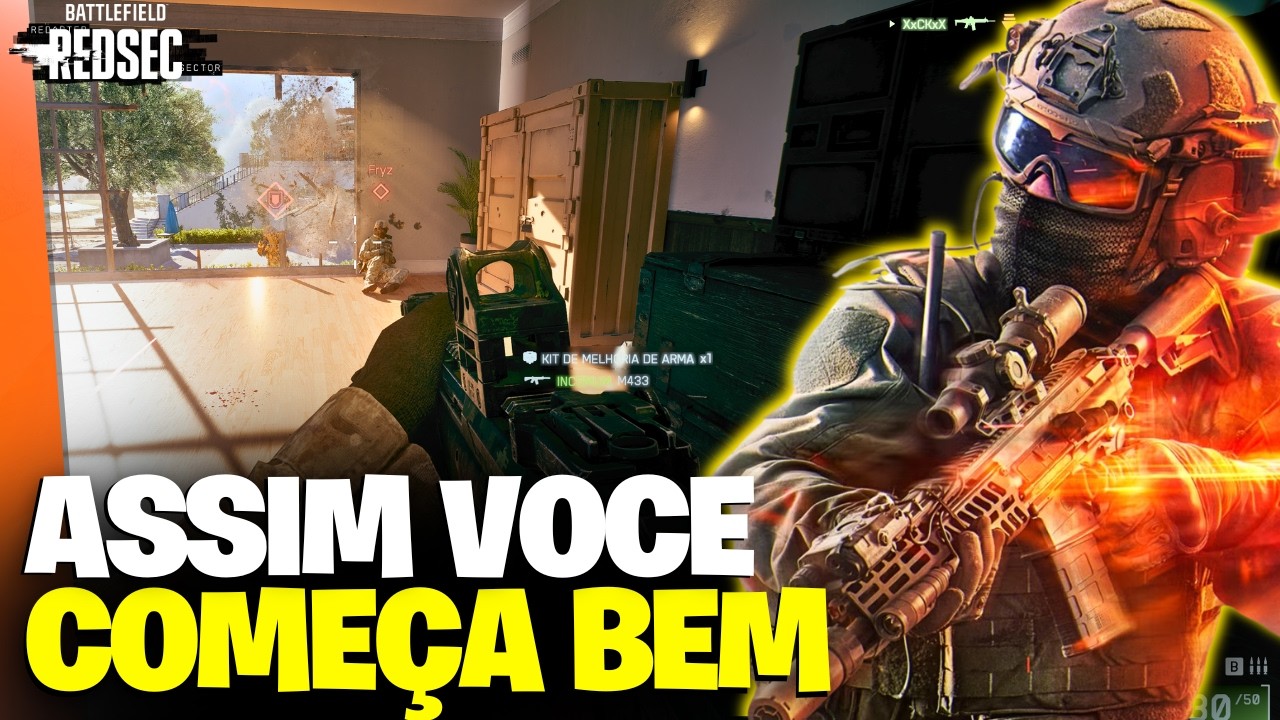 COMEÇANDO BEM NO BATTLEFIELD RED SEC O NOVO BATTLE ROYALE GRATIS