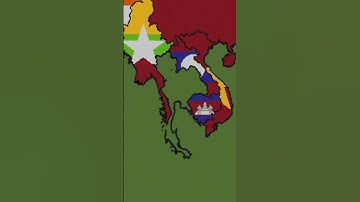 Building Thailand #flag #map #minecraft #mapper #shorts #timelapse #thailand #geography