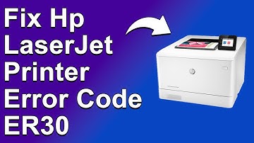 How To Fix The HP LaserJet Printer Error Code ER30 - Meaning, Causes, & Solutions (Best Solution!)