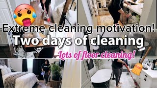 ✨️NEW!✨️ Clean With Me | 2 days of cleaning! | Cleaning Motivation | Working mom