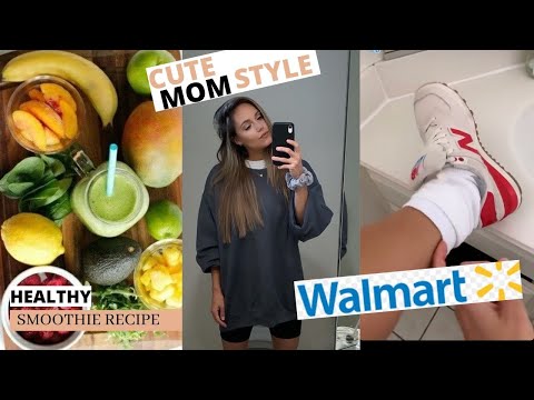 cute-mom-style-from-walmart.-healthy-smoothie-recipe-for-nursing-mom.