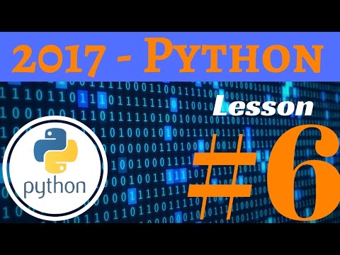 Learn Programming - Python -Lesson 6