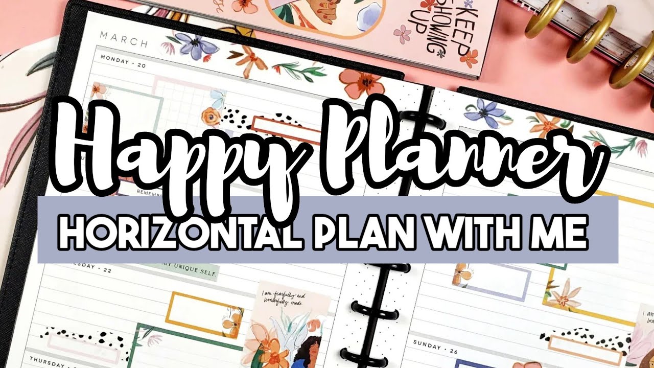 Spoonful Of Faith Beautiful & Brave HAPPY PLANNER Horizontal Plan With