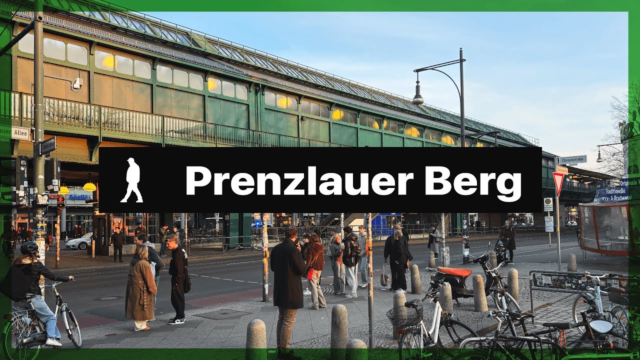 Berlin, Prenzlauer Berg 🇩🇪 - Walking Tour to Schönhauser Allee  | Outside Walker