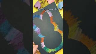 Easy spring Easter bunny art activity for kids craft.