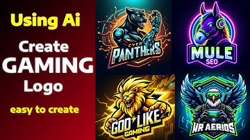 Using Ai create GAMING LOGO for FREE