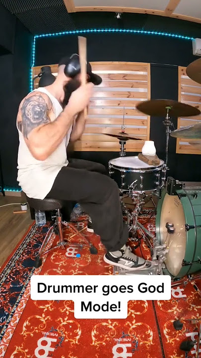 Drummer pakai satu tangan terbaik #drummer #god mode