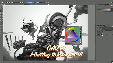 Krita tutorial: getting to know the UI
