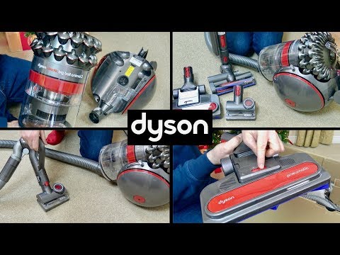 Dyson Cinetic Big Ball Animal 2 Canister Vacuum Cleaner Unboxing