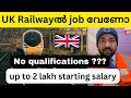 Uk railway jobeasy applyqualificationsagencieswebsitessalaryabeesuk malayalam uk