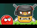 Новый КРАСНЫЙ ШАР Бонус #10. Мультик ИГРА несносный Red Ball Bounce на Игрули TV