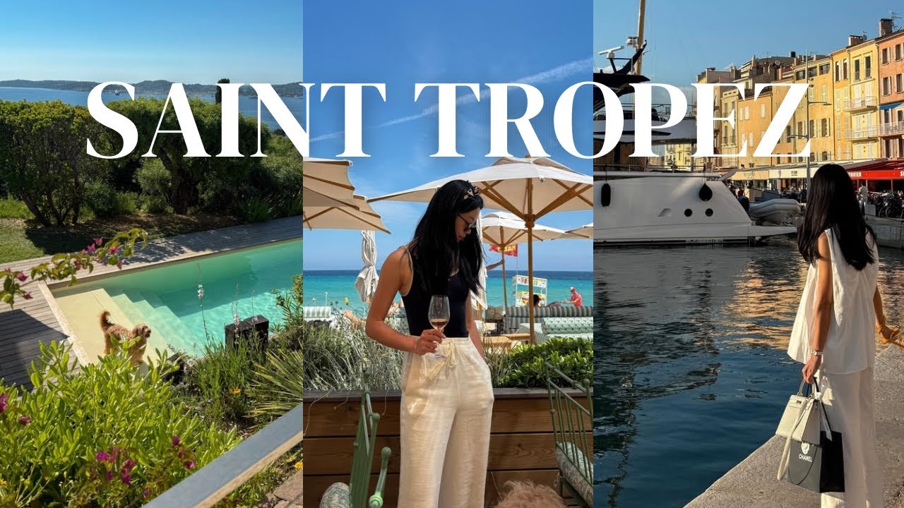 🇫🇷 Euro Summer in Saint-Tropez | Chanel Coco Beach, Pampelonne Beach & South of France Villa Stay