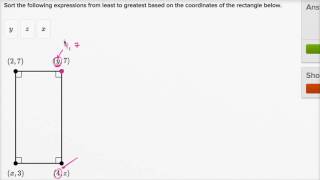 Coordinates of rectangle example