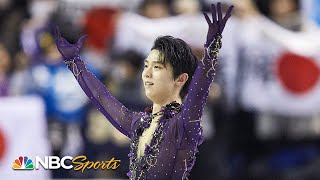 Yuzuru Hanyu's incredible free skate wins Skate Canada title | NBC Sports