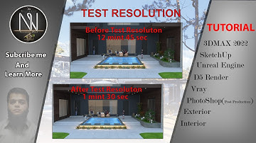 BEST TOOL TEST RESOLUTION FOR TESTING RENDERING Without change sitting can rendering lowest 2 higher