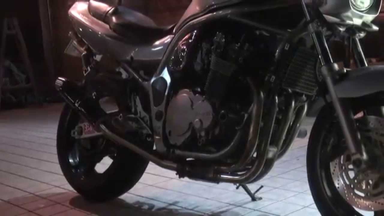 SUZUKI GSF1200 LCIショートカーボンマフラー装備 バンディット1200S