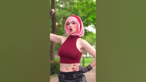 Sakura IRL 👀 rate it from 1-10 😍❤️ #anime #cosplay